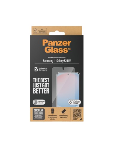 PanzerGlass ® Screen Protector Samsung Galaxy S24 FE | Ultra-Wide Fit w. EasyAligner Protector de pantalla 1 pieza(s)