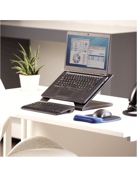 Fellowes Designer Suites Soporte para ordenador portátil Negro 43,2 cm (17")