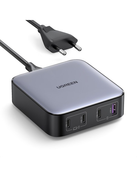 Ugreen Nexode Universal Gris Corriente alterna Carga rápida Interior