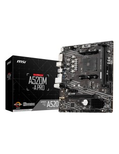 MSI A520M-A PRO placa base AMD A520 Zócalo AM4 micro ATX