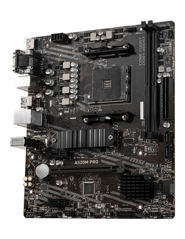 MSI A520M PRO placa base AMD A520 Zócalo AM4 micro ATX