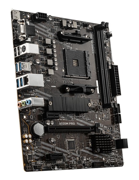 MSI A520M PRO placa base AMD A520 Zócalo AM4 micro ATX