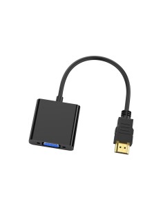 Conceptronic ABBY20B adaptador de cable de vídeo 0,25 m HDMI tipo A (Estándar) VGA (D-Sub) Negro 2