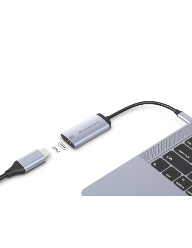 Conceptronic ABBY23G Adaptador gráfico USB 7680 x 4320 Pixeles Plata