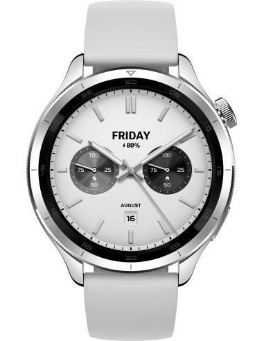 Xiaomi S4 3,63 cm (1.43") AMOLED 47.3 mm Digital 466 x 466 Pixeles Pantalla táctil Plata