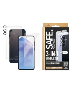 PanzerGlass SAFE. by ® 3-in-1 Protection Pack Samsung Galaxy A55 5G Protector de pantalla 1 pieza(s) 2