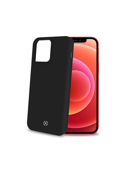 Celly Cromo funda para teléfono móvil 15,5 cm (6.1") Negro