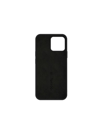 Celly Cromo funda para teléfono móvil 15,5 cm (6.1") Negro