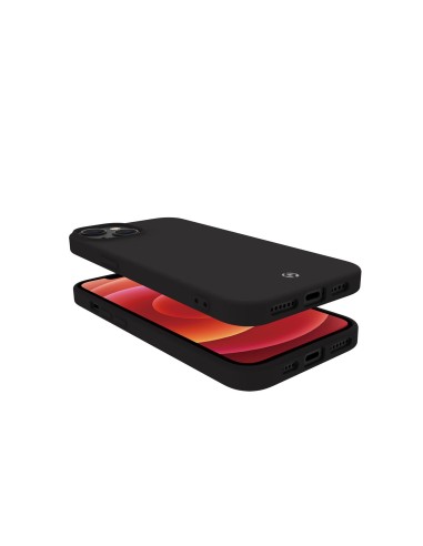 Celly Cromo funda para teléfono móvil 15,5 cm (6.1") Negro