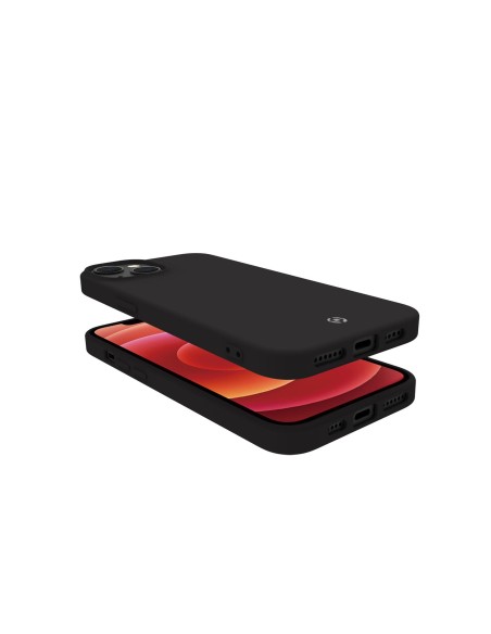 Celly Cromo funda para teléfono móvil 15,5 cm (6.1") Negro