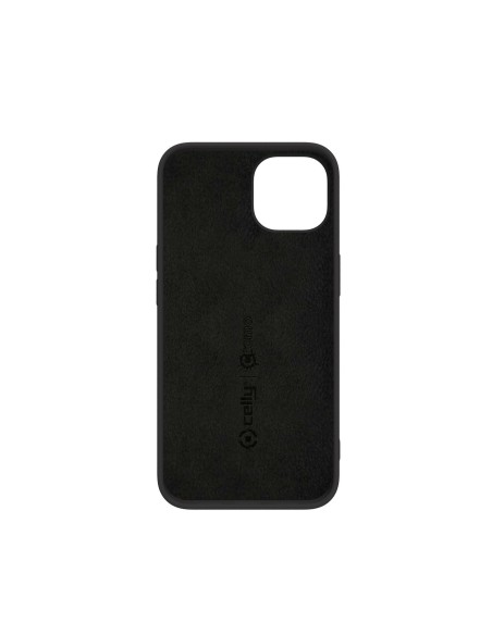 Celly Cromo funda para teléfono móvil 15,5 cm (6.1") Negro