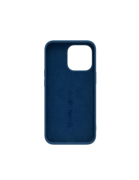 Celly Cromo funda para teléfono móvil 15,5 cm (6.1") Azul