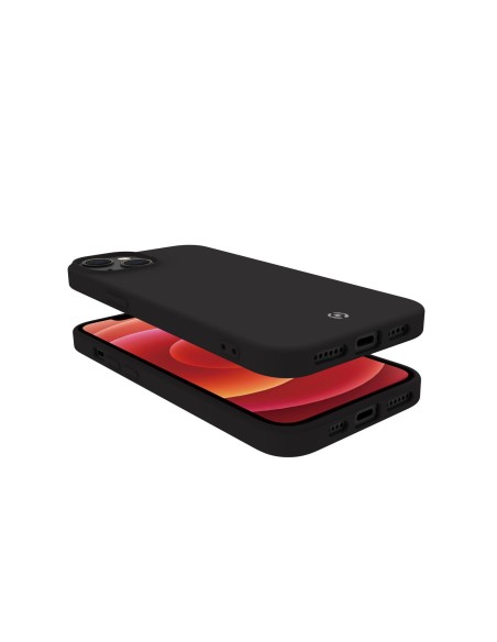 Celly Cromo funda para teléfono móvil 17 cm (6.7") Negro