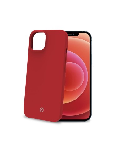 Celly Cromo funda para teléfono móvil 17 cm (6.7") Rojo