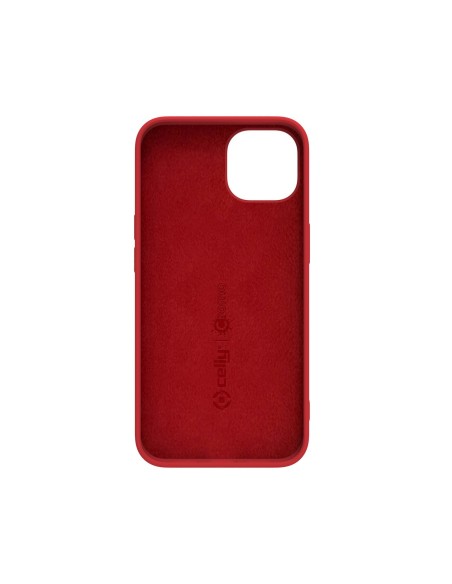 Celly Cromo funda para teléfono móvil 17 cm (6.7") Rojo