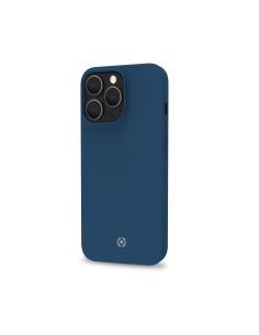 Celly Cromo funda para teléfono móvil 17 cm (6.7") Azul