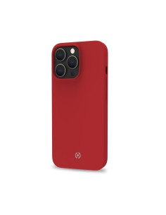 Celly Cromo funda para teléfono móvil 17 cm (6.7") Rojo