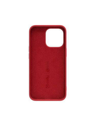 Celly Cromo funda para teléfono móvil 17 cm (6.7") Rojo