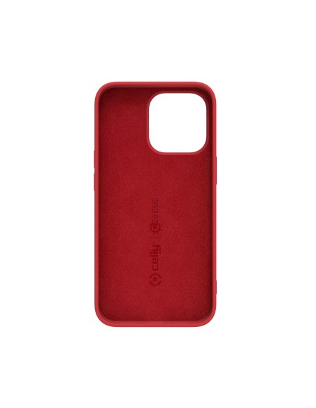Celly Cromo funda para teléfono móvil 17 cm (6.7") Rojo