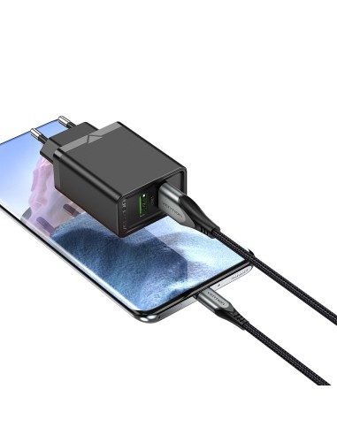 Vention Cargador de Pared FBAB0-EU  2xUSB  18W  Negro