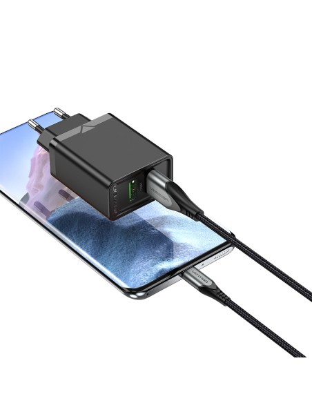 Vention Cargador de Pared FBAB0-EU  2xUSB  18W  Negro