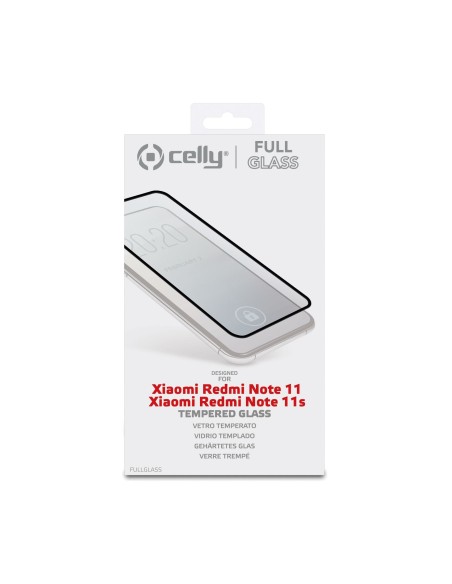Celly FULLGLASS1021BK protector de pantalla o trasero para teléfono móvil Xiaomi 1 pieza(s)