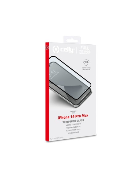 Celly FULLGLASS1027BK protector de pantalla o trasero para teléfono móvil Apple 1 pieza(s)