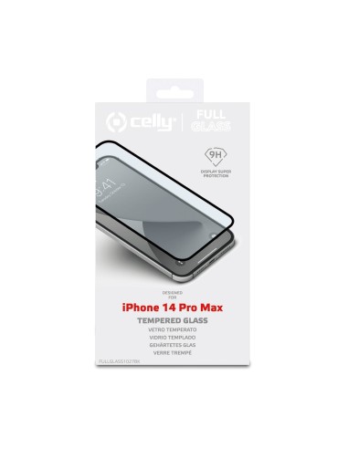 Celly FULLGLASS1027BK protector de pantalla o trasero para teléfono móvil Apple 1 pieza(s)