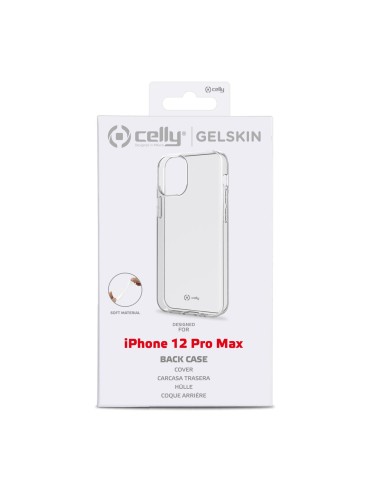Celly Gelskin funda para teléfono móvil 17 cm (6.7") Transparente