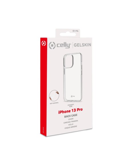 Celly GELSKIN Apple iPhone 13 Pro funda para teléfono móvil 15,5 cm (6.1") Transparente
