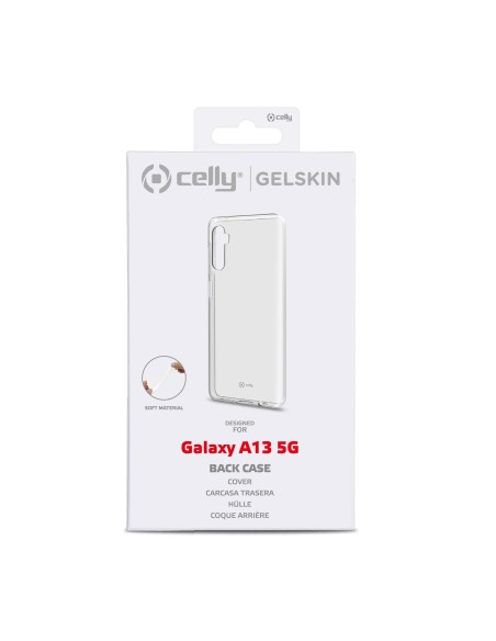 Celly Gelskin funda para teléfono móvil 16 cm (6.3") Transparente