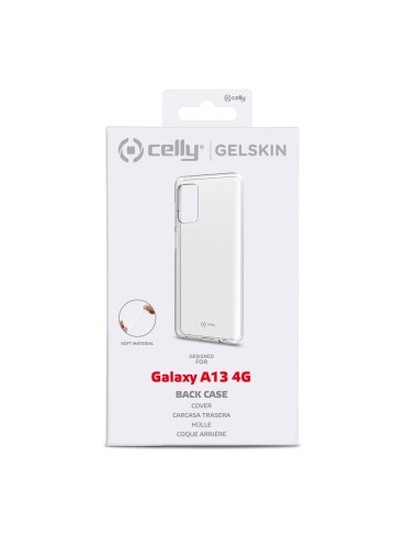 Celly Gelskin funda para teléfono móvil 16,8 cm (6.6") Translúcido