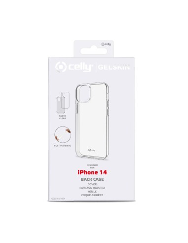 Celly Gelskin funda para teléfono móvil 15,5 cm (6.1") Transparente