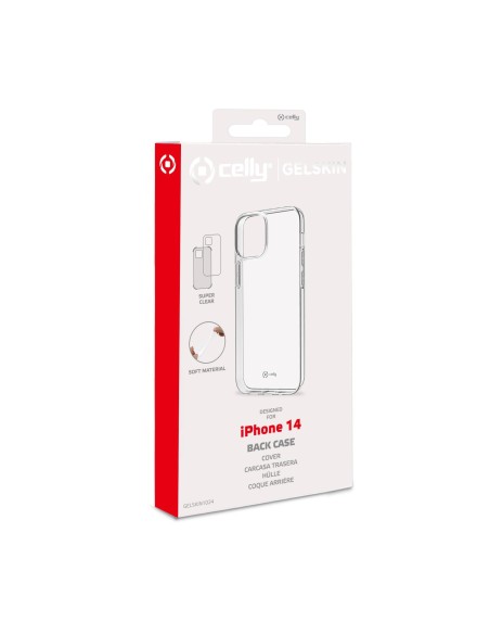 Celly Gelskin funda para teléfono móvil 15,5 cm (6.1") Transparente