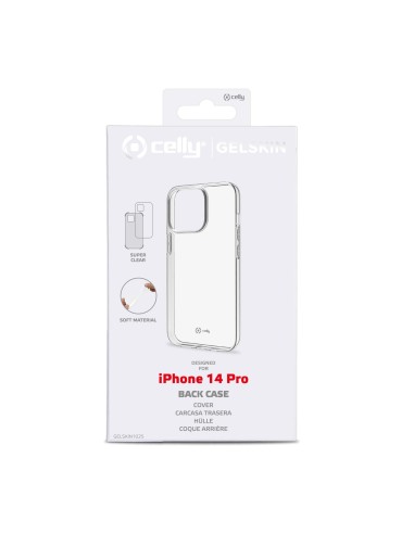 Celly Gelskin funda para teléfono móvil 15,5 cm (6.1") Transparente