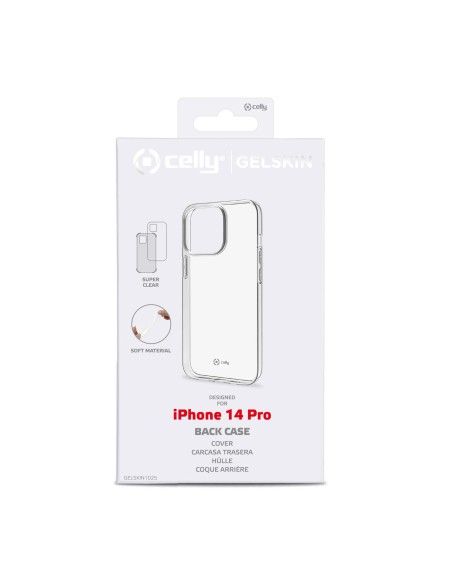 Celly Gelskin funda para teléfono móvil 15,5 cm (6.1") Transparente