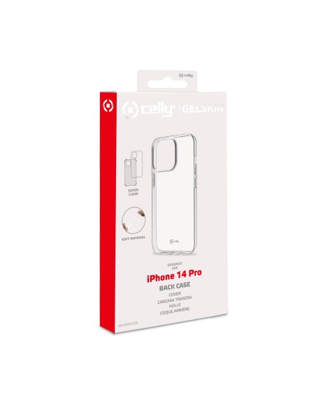 Celly Gelskin funda para teléfono móvil 15,5 cm (6.1") Transparente