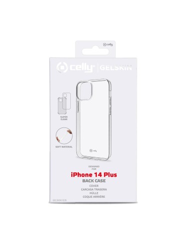 Celly Gelskin funda para teléfono móvil 17 cm (6.7") Transparente