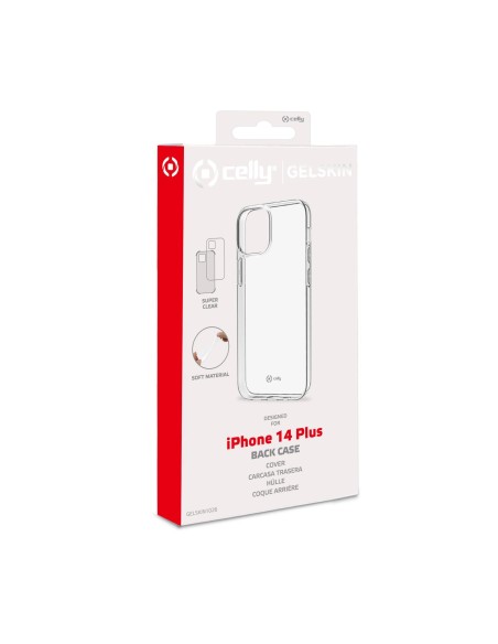 Celly Gelskin funda para teléfono móvil 17 cm (6.7") Transparente