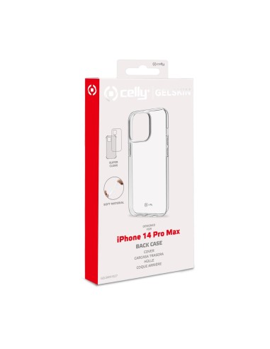 Celly Gelskin funda para teléfono móvil 17 cm (6.7") Transparente