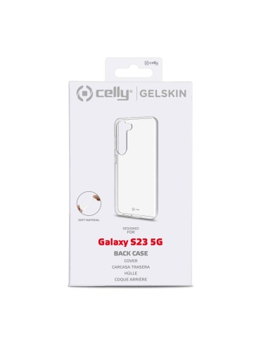 Celly GELSKIN1032 funda para teléfono móvil 15,5 cm (6.1") Transparente