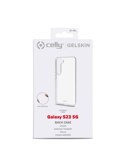 Celly GELSKIN1032 funda para teléfono móvil 15,5 cm (6.1") Transparente