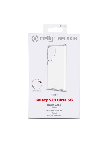 Celly GELSKIN1033 funda para teléfono móvil 17,3 cm (6.8") Transparente