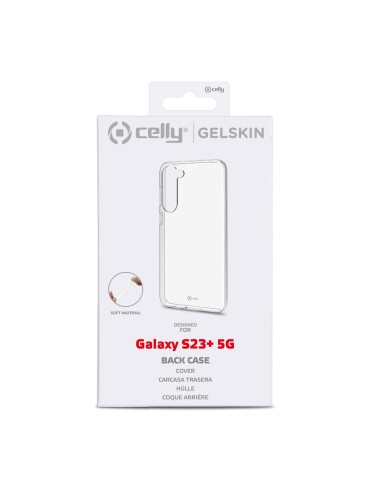 Celly GELSKIN1034 funda para teléfono móvil 16,8 cm (6.6") Transparente