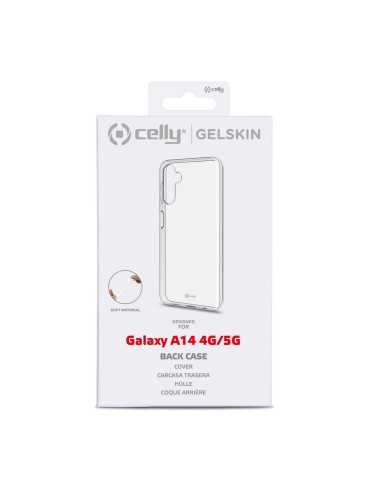 Celly GELSKIN funda para teléfono móvil 16,8 cm (6.6") Transparente