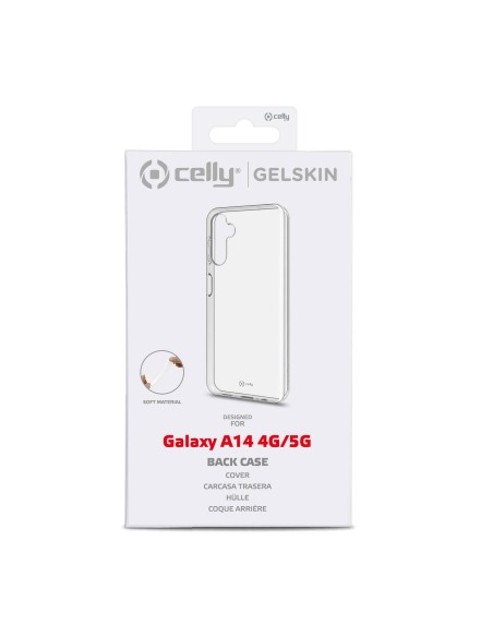 Celly GELSKIN funda para teléfono móvil 16,8 cm (6.6") Transparente