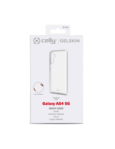 Celly GELSKIN funda para teléfono móvil 16,3 cm (6.4") Transparente