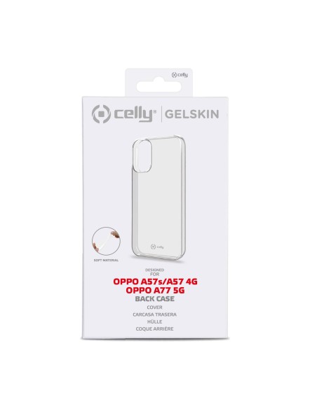 Celly GELSKIN funda para teléfono móvil 16,7 cm (6.56") Transparente