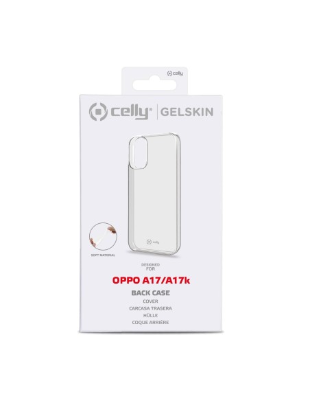 Celly GELSKIN funda para teléfono móvil 16,7 cm (6.56") Transparente