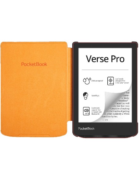 PocketBook Shell funda para libro electrónico 15,2 cm (6") Folio Naranja